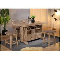 0600-77-it-ib E. C. I. Furniture Brownstone Dining Room Furniture Island