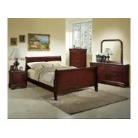 5933-ksa Lifestyle Louis Phillipe Bedroom Furniture Bed