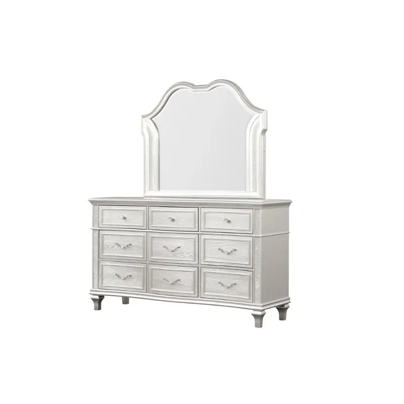 0405a-n45 Lifestyle 0405a - Silver Bedroom Furniture Dresser