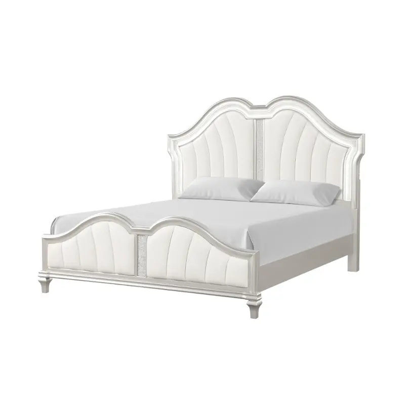 0405a-g2af9xwhx King Bed Lifestyle 0405a - Silver Bedroom Furniture Bed